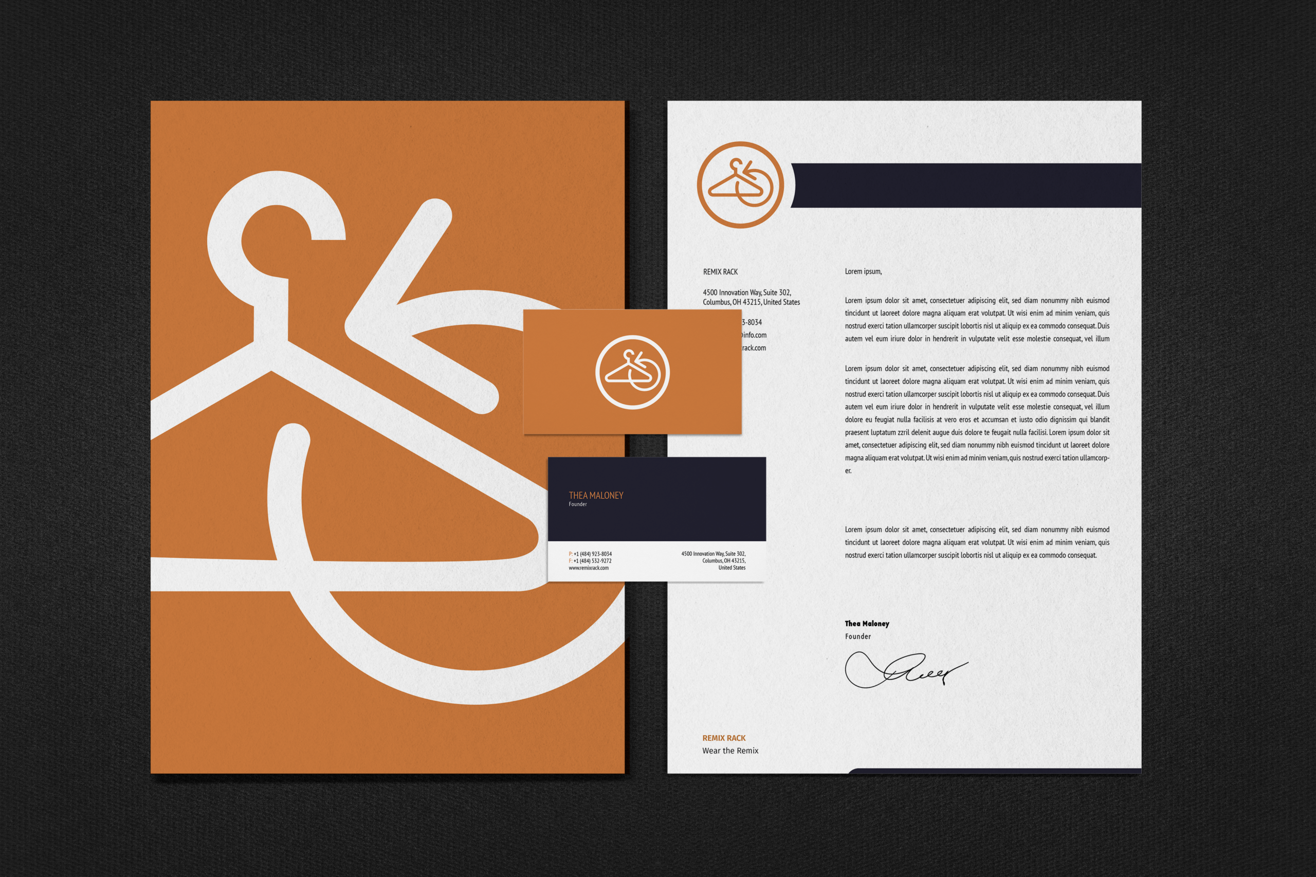 Letterhead+BusinesscardMockup